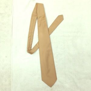 🔹NWOT! Tan Ribbed Fabric Al Baskin Brand Tie